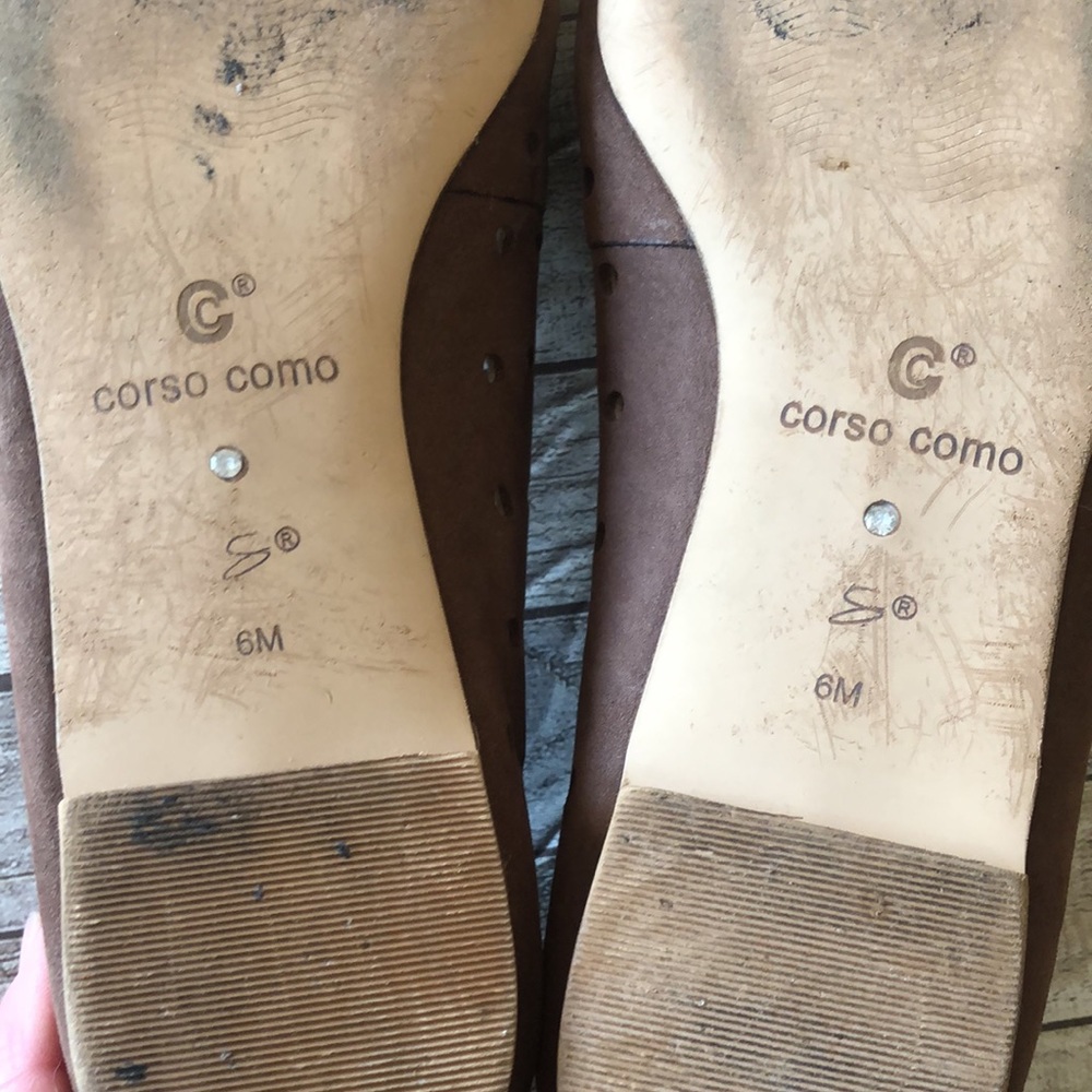 Corso Como brown leather flats - Picture 9 of 14